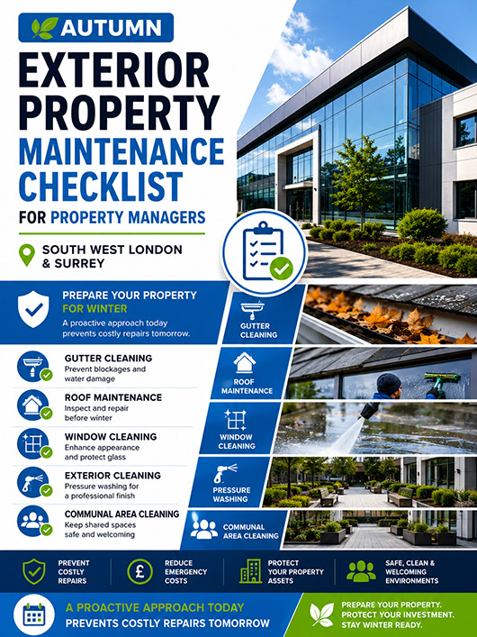 Autumn Exterior Maintenance Checklist for South West London and Surrey Property Manager Autumn Exterior Maintenance Checklist for South West London and Surrey Property Manager