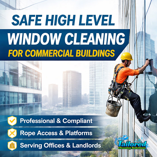Safe Window Cleaning at Height: What Businesses Should Know
