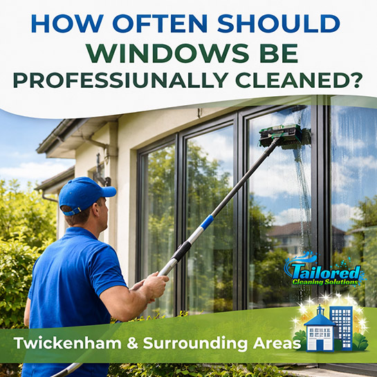How Often Should Windows Be Professionally Cleaned in Twickenham and Surrounding Areas?