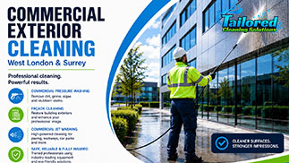 Commercial Exterior Cleaning West London & Surrey for Professional Business Premises