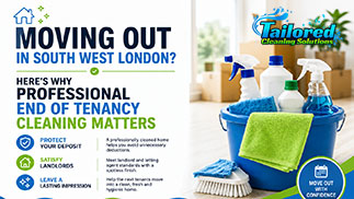 Moving Out in South West London? Here’s Why Professional End of Tenancy Cleaning Matters