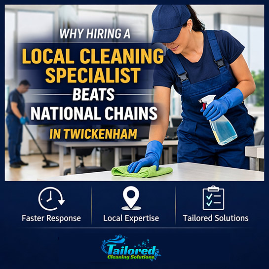 Why Hiring a Local Cleaning Specialist Beats National Chains Why Hiring a Local Cleaning Specialist Beats National Chains