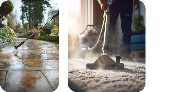 We treat your property with care and never leave any mess behind.